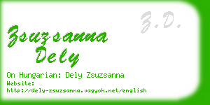 zsuzsanna dely business card